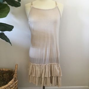 Ruffled Slip Dress